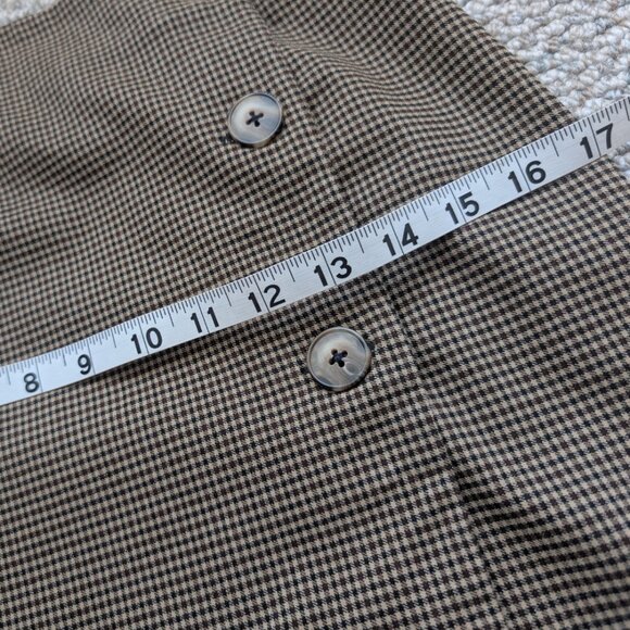 Mod Cloth Women's Brown Midi Wrap Sideways Structure Lined Skirt Small - Picture 8 of 10